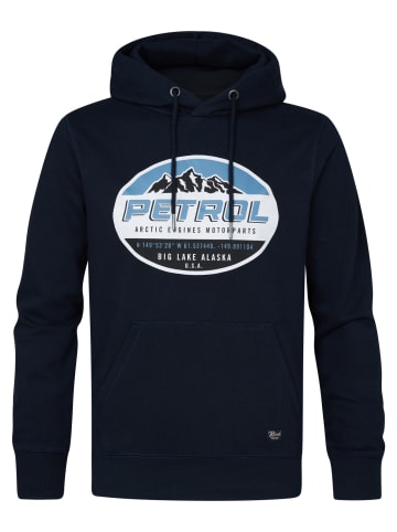 Petrol Industries Hoodie donkerblauw