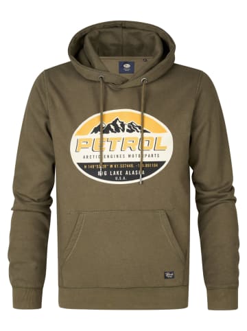 Petrol Industries Hoodie in Khaki