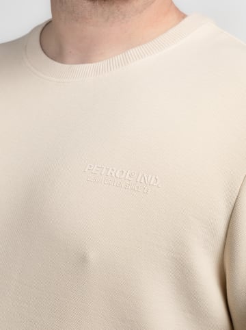 Petrol Industries Sweatshirt in Creme
