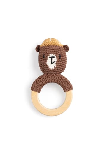 Sebra Häkelrassel "Bear" - ab Geburt