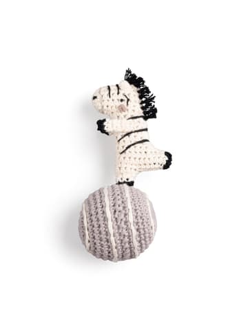 Sebra Häkelrassel "Zebra" - ab Geburt