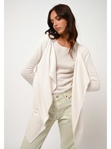 AUTHENTIC CASHMERE Kasjmieren vest "Chésery" crème
