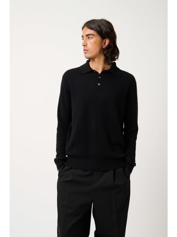 AUTHENTIC CASHMERE Kasjmieren trui "Charvet" zwart