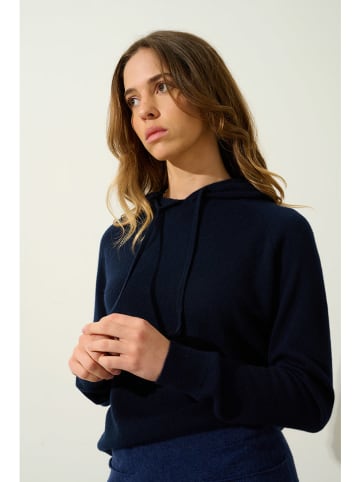 AUTHENTIC CASHMERE Kaschmir-Pullover "Yarlside" in Dunkelblau