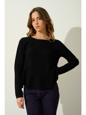 AUTHENTIC CASHMERE Kasjmieren trui "Cadair" zwart