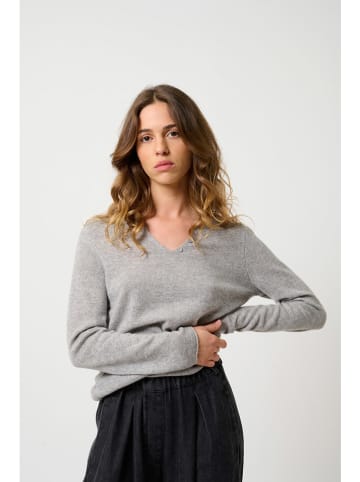 AUTHENTIC CASHMERE Kaszmirowy sweter "Bodmin" w kolorze szarym