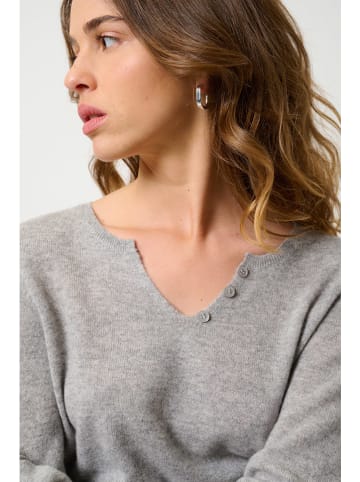 AUTHENTIC CASHMERE Kasjmieren trui "Bodmin" grijs