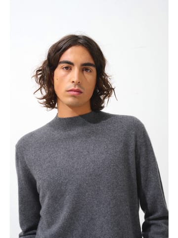 AUTHENTIC CASHMERE Kaszmirowy sweter "Lasya" w kolorze antractytowym