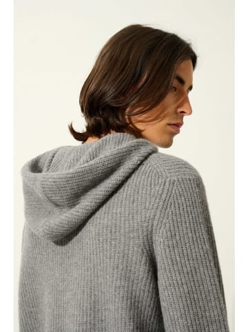 AUTHENTIC CASHMERE Kaszmirowy sweter "Mida" w kolorze szarym