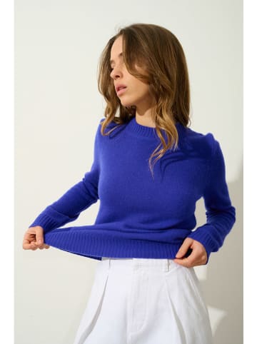 AUTHENTIC CASHMERE Kaschmir-Pullover "Jetsan" in Blau