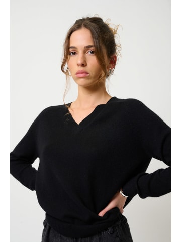 AUTHENTIC CASHMERE Kaschmir-Pullover "Savannah" in Schwarz