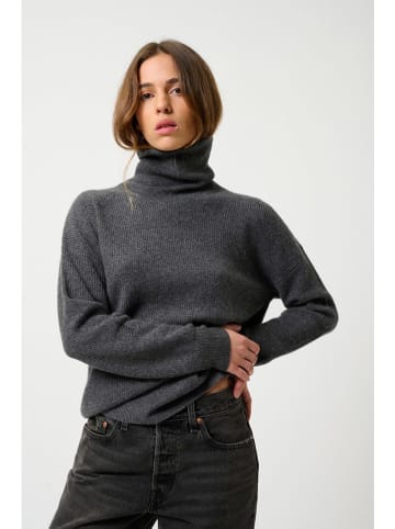 AUTHENTIC CASHMERE Kaschmir-Rollkragenpullover "Roxane" in Anthrazit