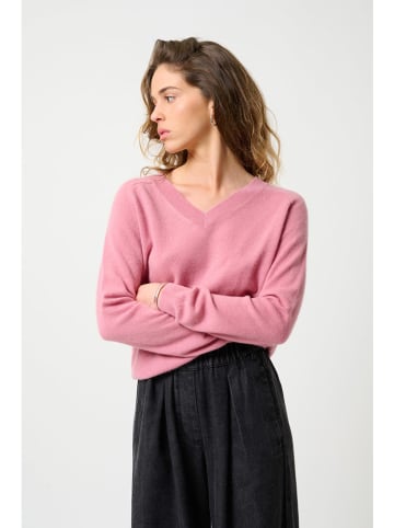 AUTHENTIC CASHMERE Kaszmirowy sweter "Savannah" w kolorze jasnoróżowym