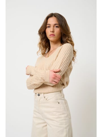 AUTHENTIC CASHMERE Kaschmir-Pullover "Grasmoor" in Beige