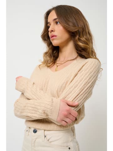 AUTHENTIC CASHMERE Kaszmirowy sweter "Grasmoor" w kolorze beżowym