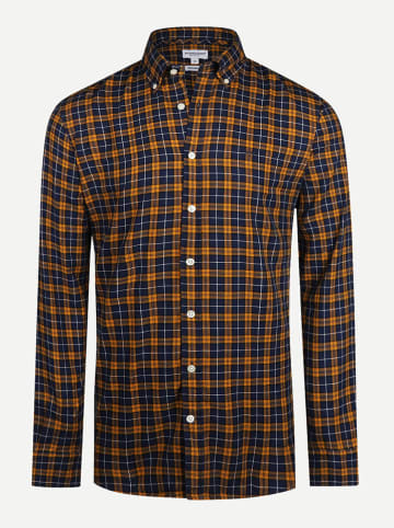McGregor Hemd - Regular fit - in Dunkelblau/ Gelb