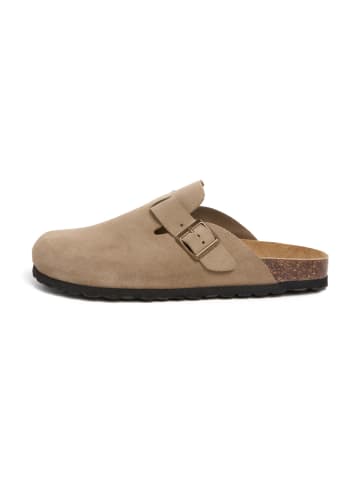 BABUNKERS Family Leren clogs beige
