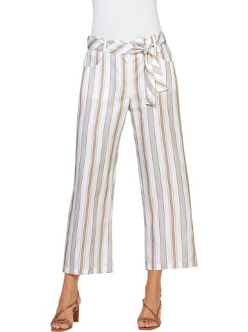 Heine Broek lichtblauw/wit