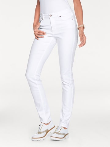 Heine Dżinsy - Slim fit - w kolorze białym