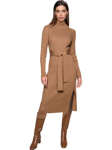 Heine Strickkleid in Hellbraun