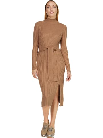 Heine Strickkleid in Hellbraun
