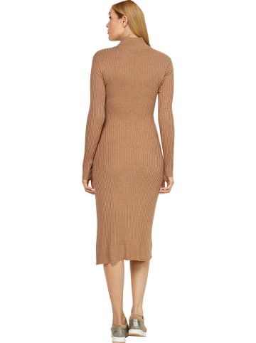 Heine Strickkleid in Hellbraun