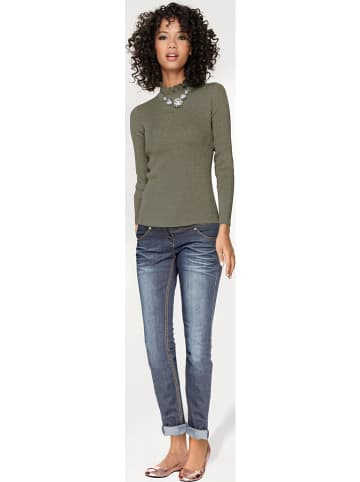 Heine Pullover in Khaki