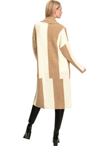 Heine Vest lichtbruin/crème