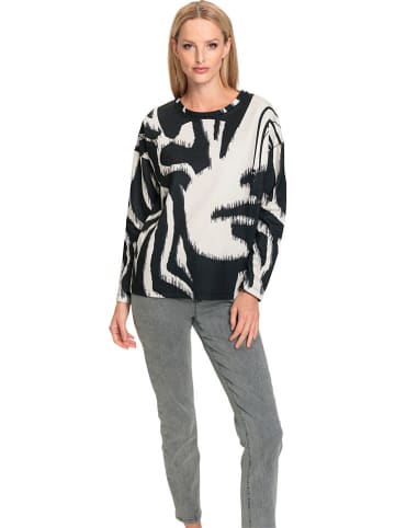 Heine Longsleeve in Schwarz/ Weiß