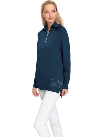Heine Sweter w kolorze granatowym