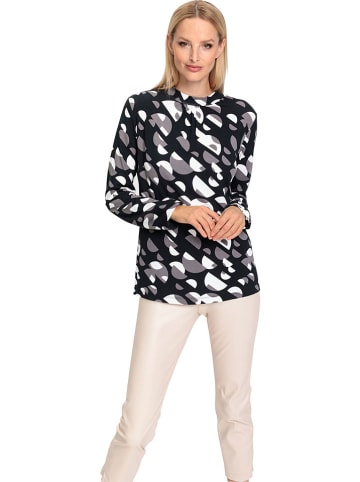 Heine Longsleeve in Schwarz/ Weiß