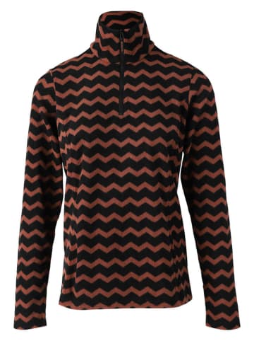 Brunotti Fleece trui "Misma" rood/zwart