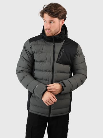 Brunotti Doorgestikte jas "Twyn" antraciet/zwart