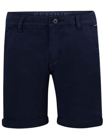 Retour Spijkerbermuda "Freek" donkerblauw