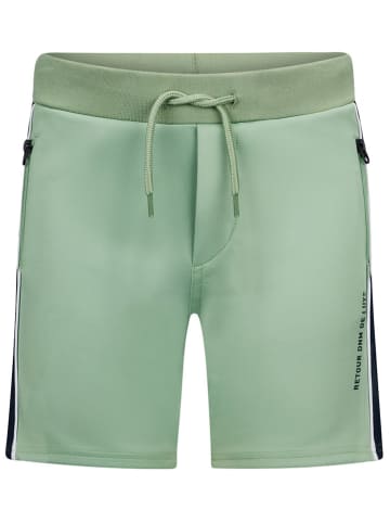 Retour Sweatshorts in Mint/ Dunkelblau