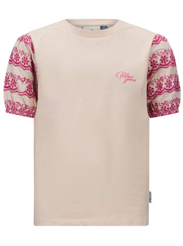 Retour Shirt "Xena" in Beige/ Pink
