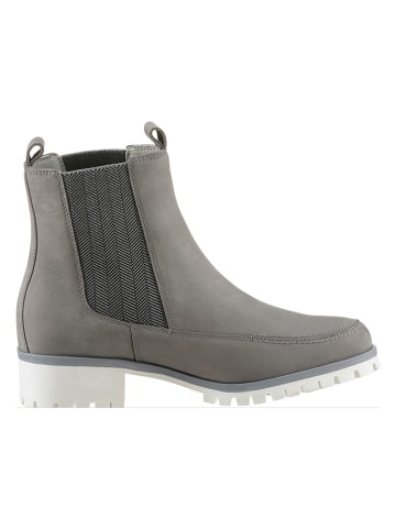 Heine Leder-Stiefeletten in Grau