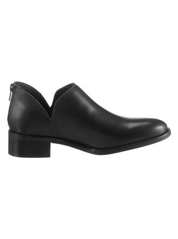 Heine Leder-Stiefeletten in Schwarz