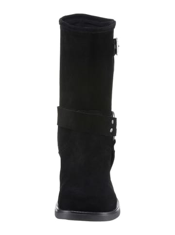 Heine Leder-Stiefel in Schwarz