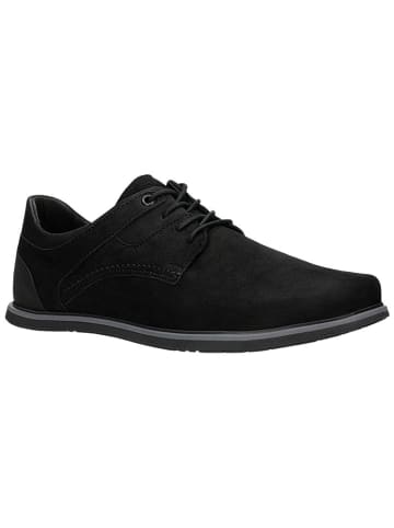 Wojas Leder-Schnürschuhe in Schwarz