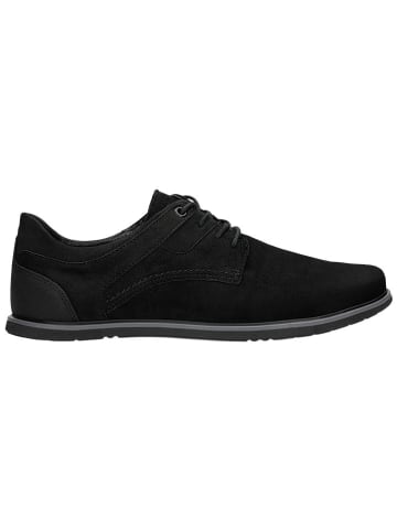 Wojas Leren veterschoenen zwart