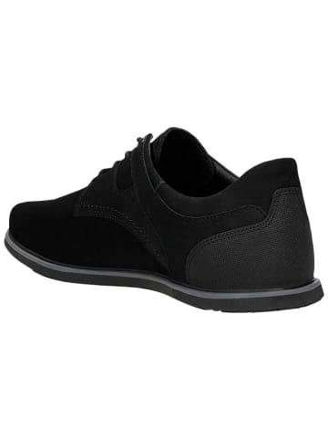 Wojas Leren veterschoenen zwart