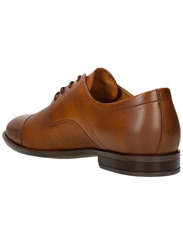 Wojas Leren veterschoenen lichtbruin