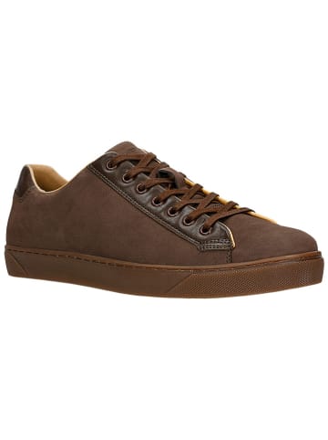Wojas Leder-Sneakers in Braun
