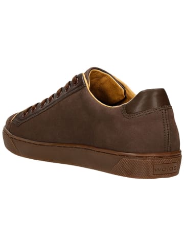 Wojas Leder-Sneakers in Braun