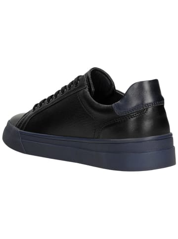 Wojas Skórzane sneakersy w kolorze czarno-granatowym