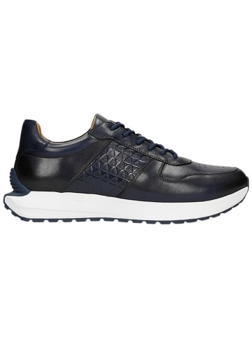 Wojas Skórzane sneakersy w kolorze granatowym