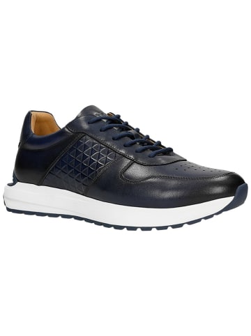 Wojas Leder-Sneakers in Dunkelblau