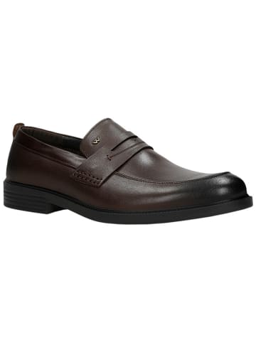 Wojas Leren mocassins bruin