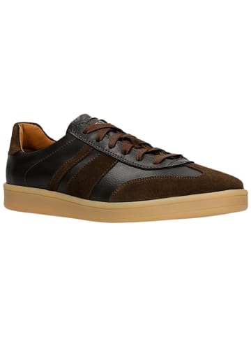 Wojas Skórzane sneakersy w kolorze brązowym